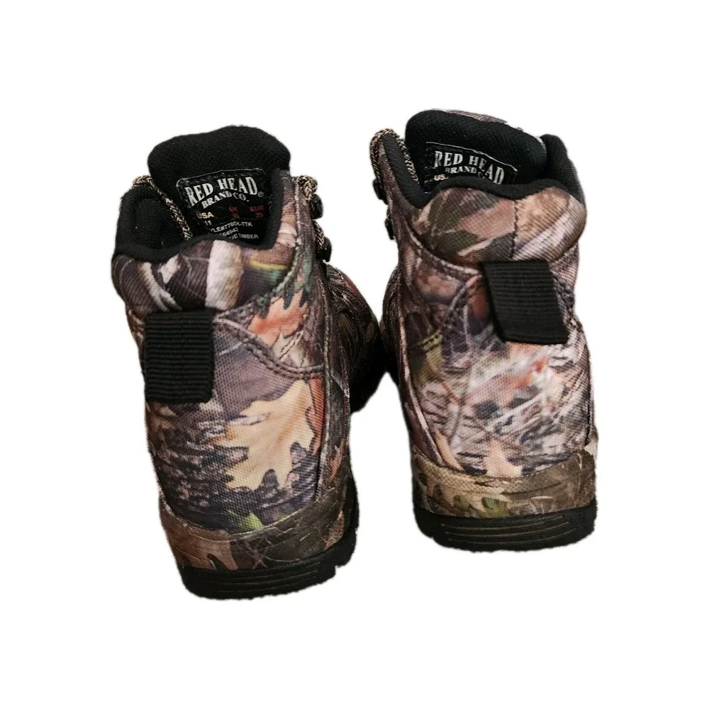 RedHead‎ 900 D True Timber Kanati Waterproof Boots Hiking Hunting Camo Kid's 11